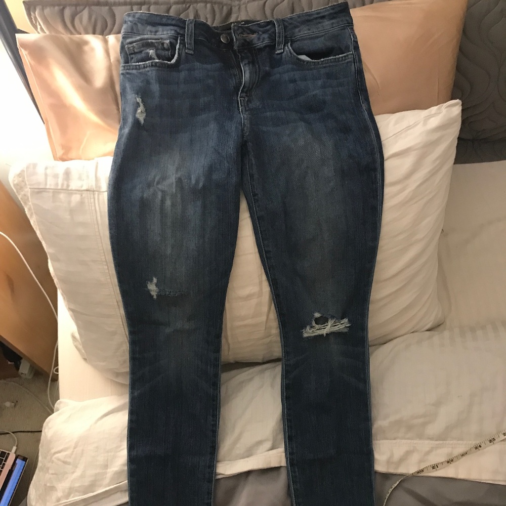 Joe's Jeans Distressed Skinny Jeans, Sz 26